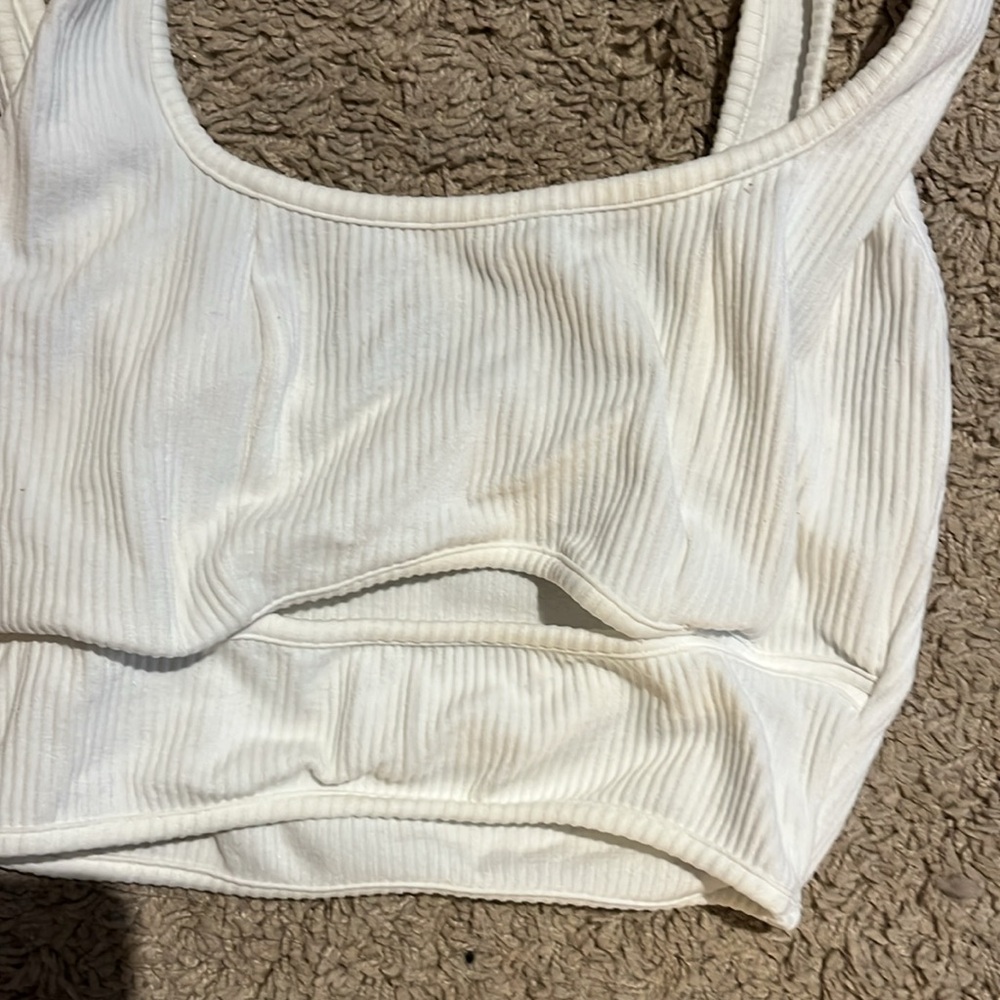 White Ribbed Camisole - Picture 2 of 4
